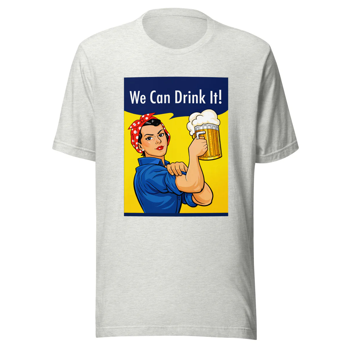 Funny Women's Beer T-Shirt – Drink Like a Woman | Retro Drinking Shirt